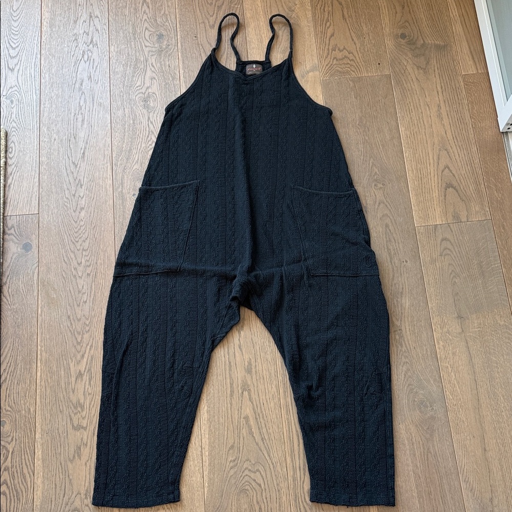 Free People Movement Black Harem Jumpsuit | XS | Boho One Piece
